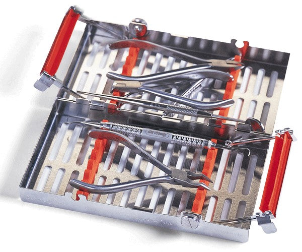 CASSETE HU-FRIEDY IMS doble orto rojo 14 instr