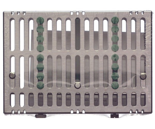 HU-FRIEDY IMS signature green CASSETTE 8 instr