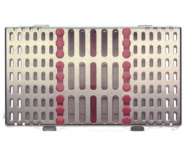 HU-FRIEDY IMS CASSETTE flat red 7 instr