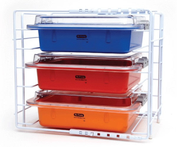 TUB HU-FRIEDY IMS small shelf with 3 plastic trays