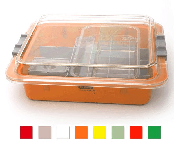 TUB HU-FRIEDY IMS acc plastic trays with orange lid