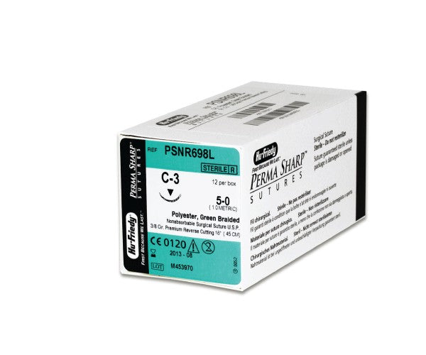 HU-FRIEDY SUTURE polyester 5-0 3 reverse 3/8