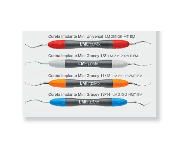 CURETA IMPLANTES LM ergomix 213/214M TI