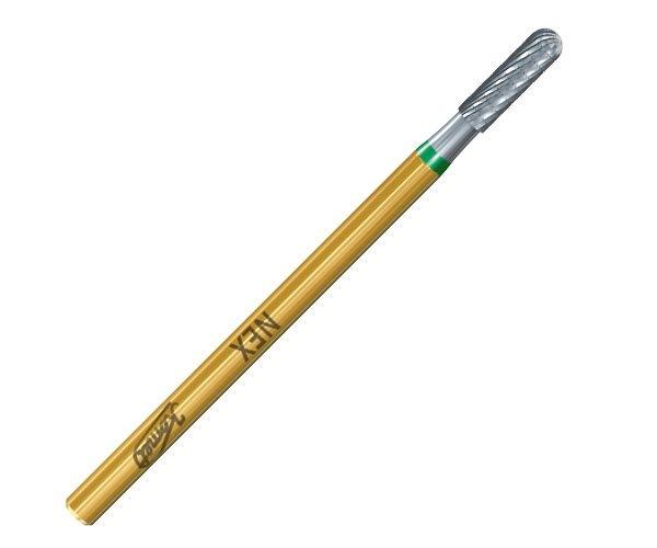 H129NEX.104.023 KOMET TUNGSTEN CYLINDRICAL ROUNDED END MILL FOR HANDPIECE ø 023 - 1 unit