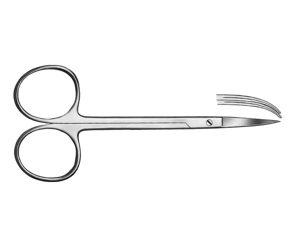 TIJERA KDM p/encía curva