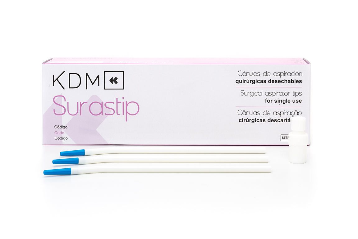 SURASTIP KDM canula d/asp quirúrgica d'un sol ús 20 ud+adapt