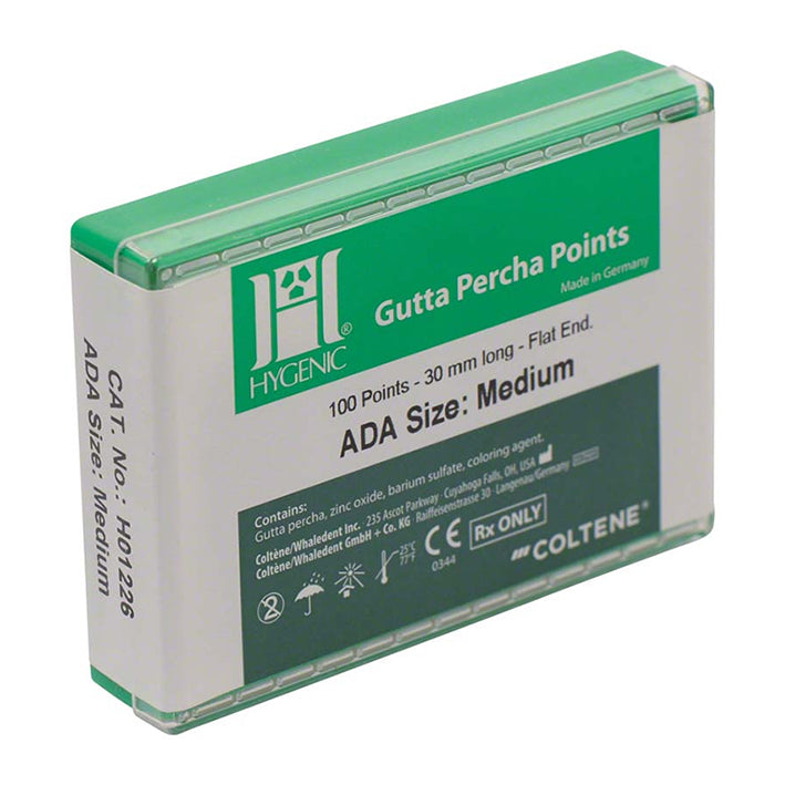 PUNTA GUTTAPERXA HYGENIC medium/fina 100 u.