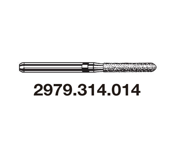 2979.314.012 KOMET MADUIXA DIAMANT OU TURBINA ø 012 GRA EXTRA GRUIXUT 5 u.