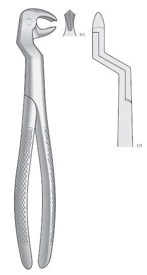 FORCEPS BONTEMPI molar rotator dx