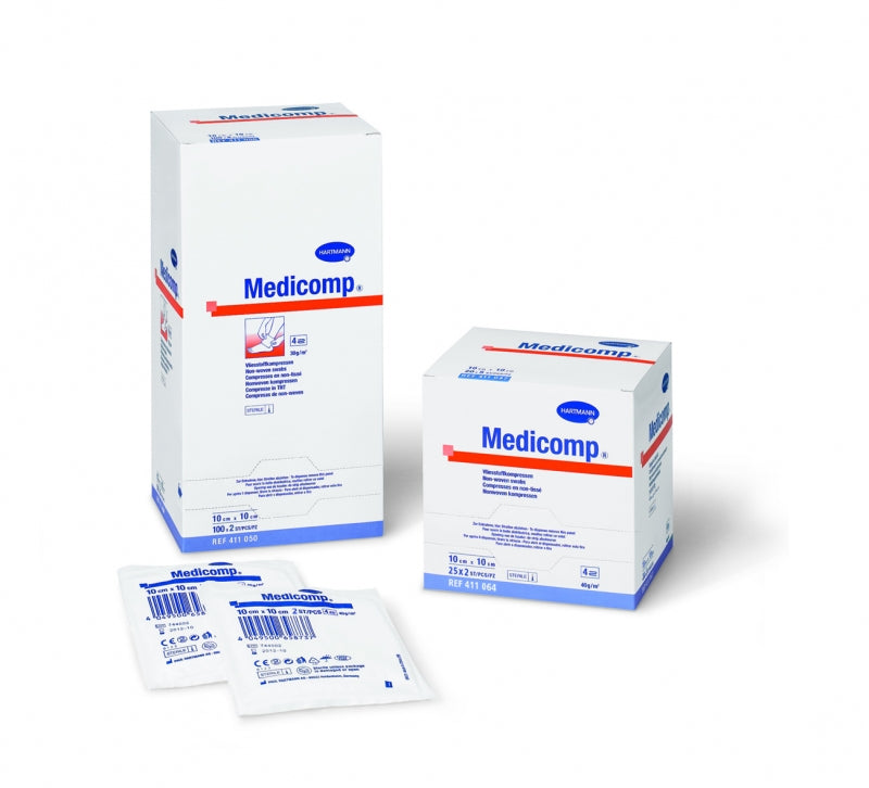GASA MEDICOMP HARTMANN esteril 7,5x7,5 cm 30 g ( 40 x 5 ut )