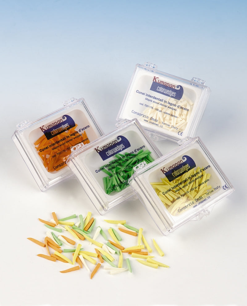 CUÑAS KUMAPAN fina amarilla 100 ud