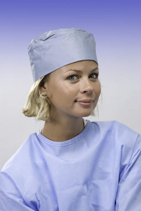 GORRO DOCTOR OMNIA sontara c/ elastico azul 50 ud