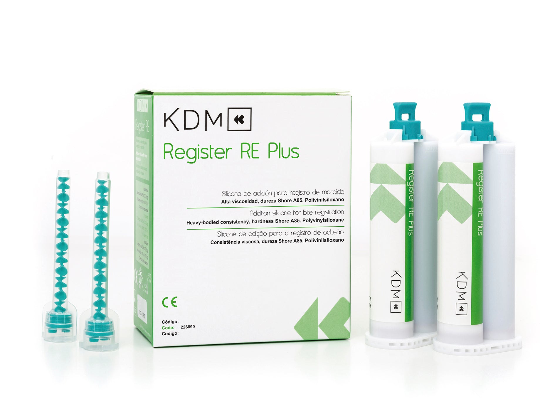 REGISTER RE PLUS KDM 2 x 50 ml + 12 puntes de mescla