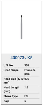 MADUIXES KERR 330 fg 500 314 237 001 008 forma pera 100 u.