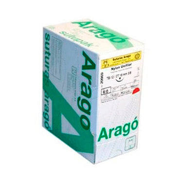 SUTURA ARAGO TB12 5/0 PDO 5/0 3/8 circulo tri. (16mm) 36 ud