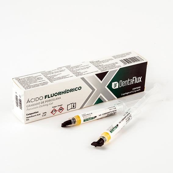 ÀCID FLUORHIDRIC DENTAFLUX gel 10% (2x3 ml)