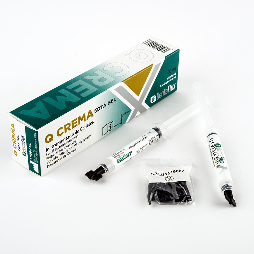 Q-CREMA GEL EDTA DENTAFLUX QUELANTES (2x3 ml)