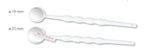 ESPEJOS DESECHABLES H&W blanco brillant Nº4 (19mm) 100 ud