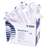 ESPEJOS DESECHABLES H&W blanco brillant Nº4 (19mm) 100 ud