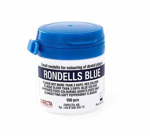 RONDELL revelador placa azul 100 ud