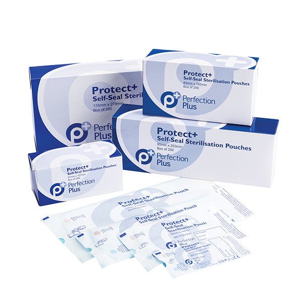 PERFECTION PLUS STERILIZATION BAGS 188x330mm 200 units