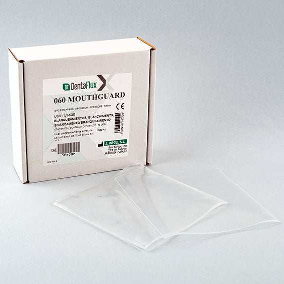 MOUTHGUARD PLANCHAS DENTAFLUX (060x1,5mm) 12 ud