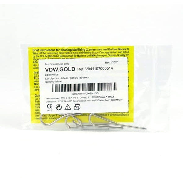 LIP CLIP VDW.GOLD RECIPROC lip clip 5 pc