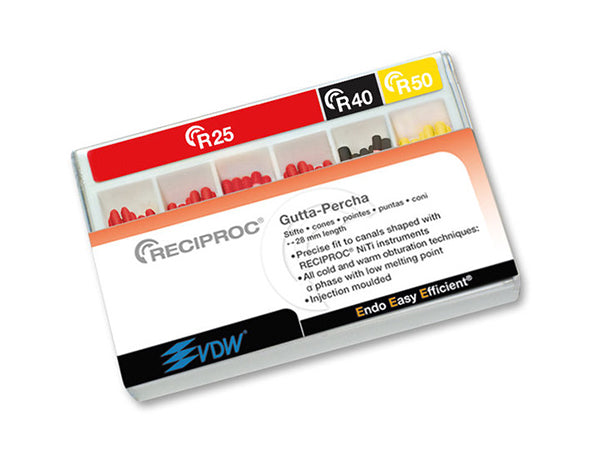 PUNTA GUTAPERCHA RECIPROC VDW R40 28 mm 60 ud