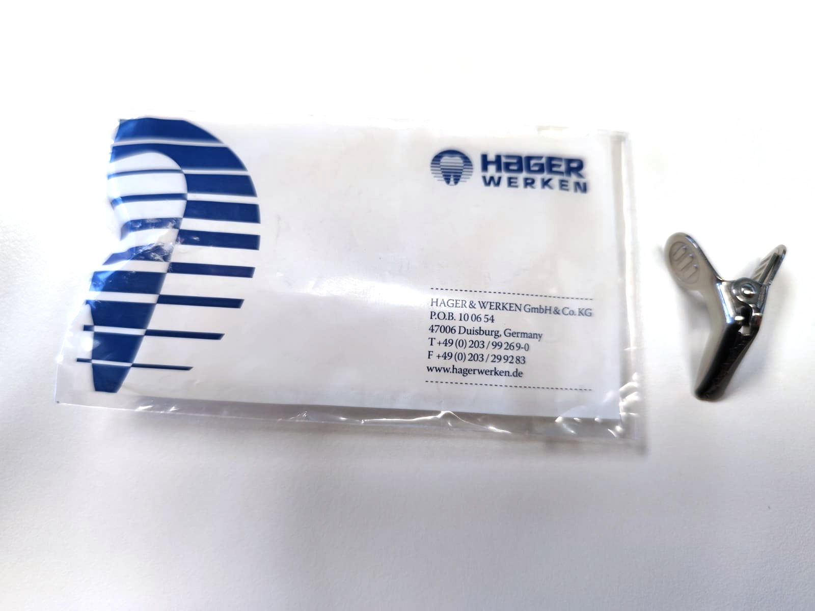 PINZA HAGER & WERKEN larga inox p/matrices