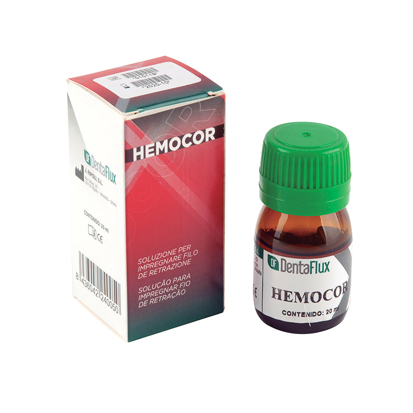 HEMOCOR DENTAFLUX solució retracció 20 cc