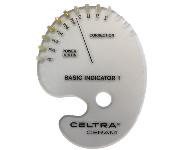CELTRA CERAM guía de color Basic1/Power Dentinas-Correctores