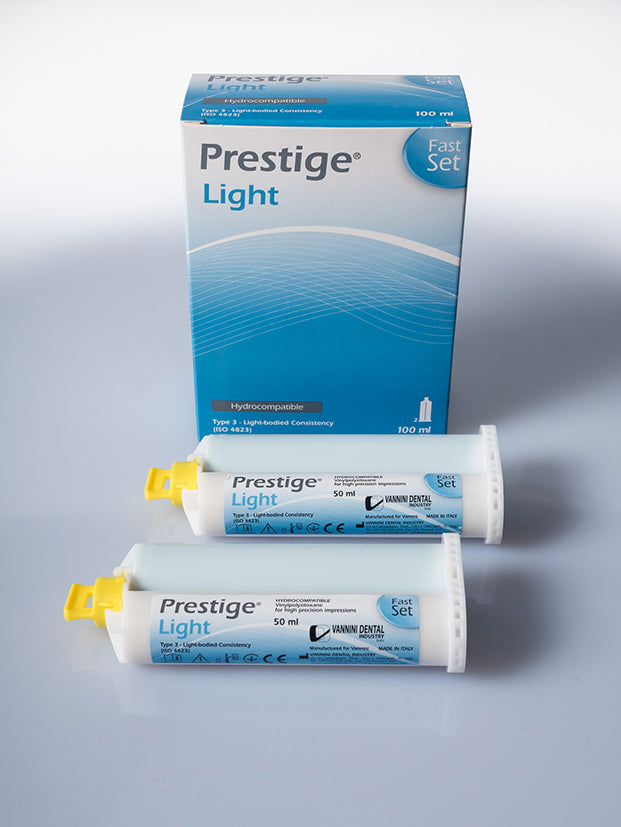 PRESTIGE LIGHT VANNINI std pack 50 ml base+ cat+ 12 tips