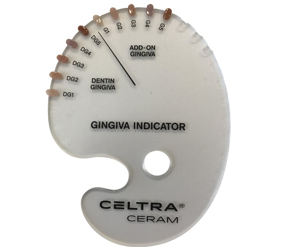 CELTRA CERAM guia de color Gingivals