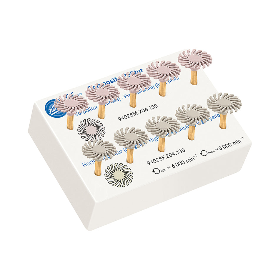 FRESER KOMET 4669 rodes de poliment Kit intro 10 u.