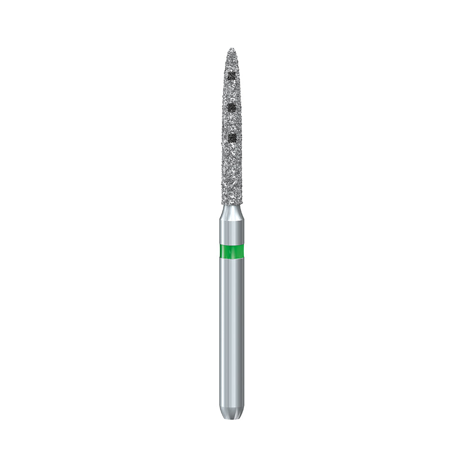 6863D.314.012  KOMET FRESA DIAMANTE LLAMA TURBINA ø 012 GRANO GRUESO 5 ud.