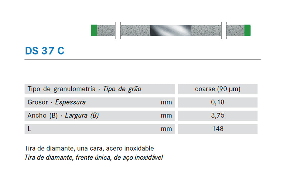 DS37C.000 tires de diamant x 10 unit