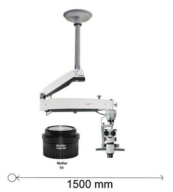 MAGNA MICROSCOPE with heavy ceiling mount, long arm