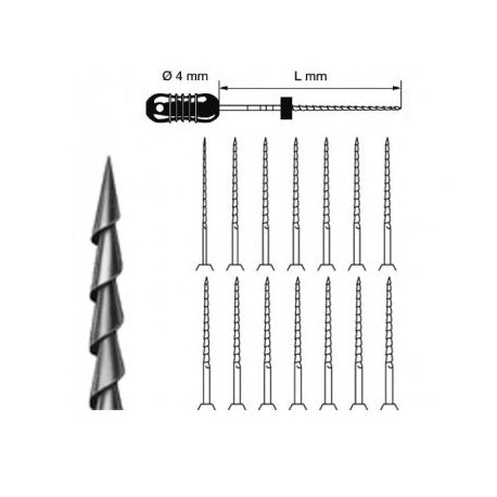 LLIMES HEDSTROM KOMET esteril 25 mm 025 6 u.