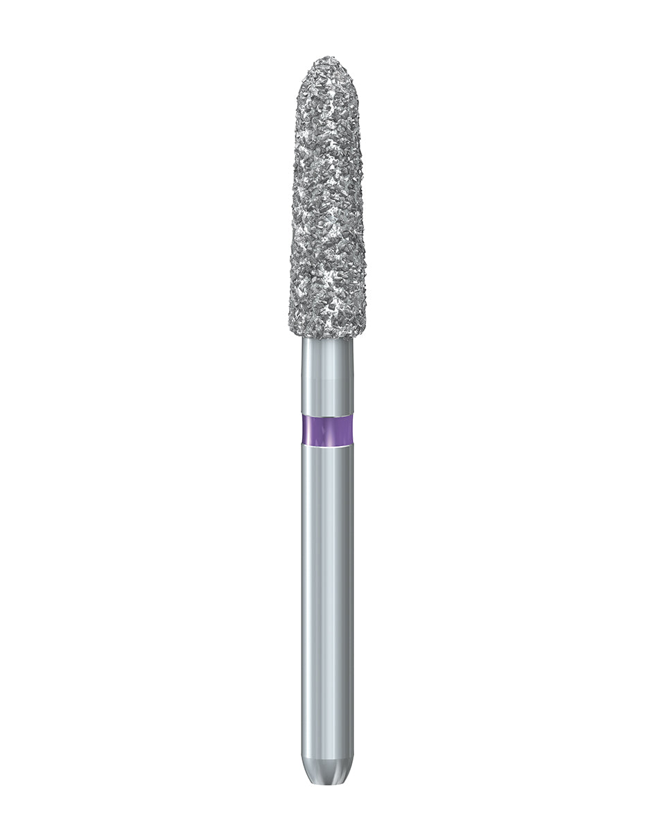 878KXC.314.023  KOMET FRESA DIAMANTE TORPEDO CONICO TURBINA ø 023 GRANO EXTRA GRUESO ESPECIAL 5 ud.