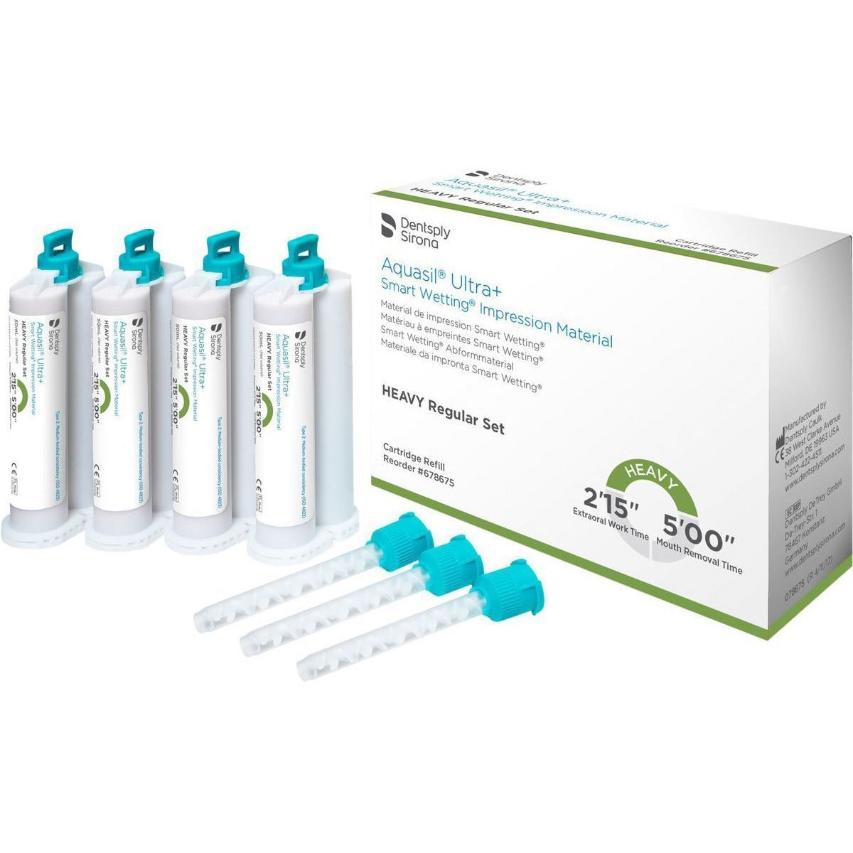 AQUASIL ULTRA+ heavy regular set (4x50 ml + puntas)