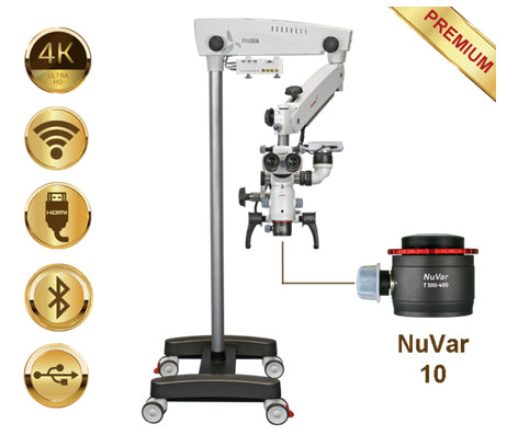MICROSCOPIO PRIMA DNT Premium Nuvar 10 soporte movil