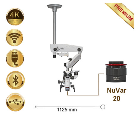MICROSCOPIO PRIMA DNT Premium Nuvar 20 montaje techo