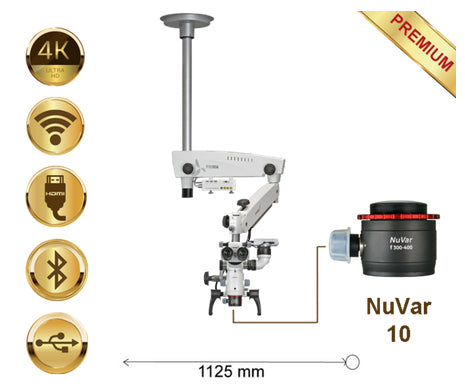 MICROSCOPIO PRIMA DNT Premium Nuvar 10 montaje techo