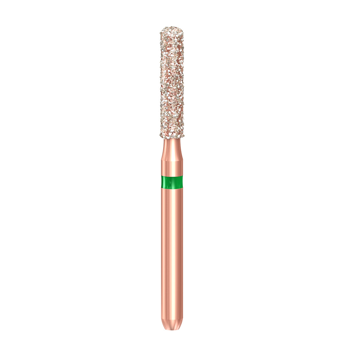 KP6837KR.314.014  KOMET FRESA DIAMANTE CILINDRICA HOMBRO REDONDEADO TURBINA ø 014  5 ud.