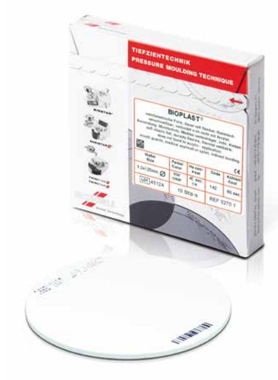 BIOPLAST planchas blandas elasticas  3.0x125 mm 10 ud