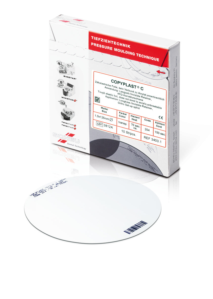 COPYPLAST planxes viscoelàstiques 1.0x125 mm 10 u.