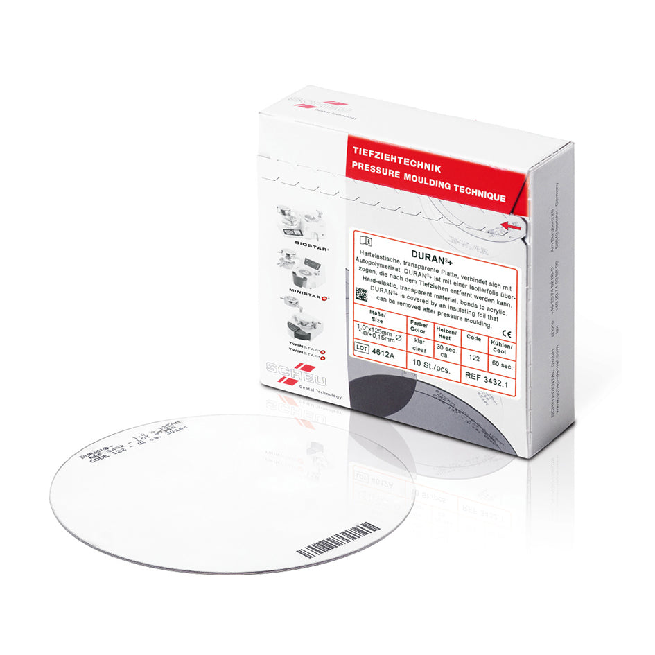 DURAN+ planchas transparentes  1,0x125 mm 10 ud