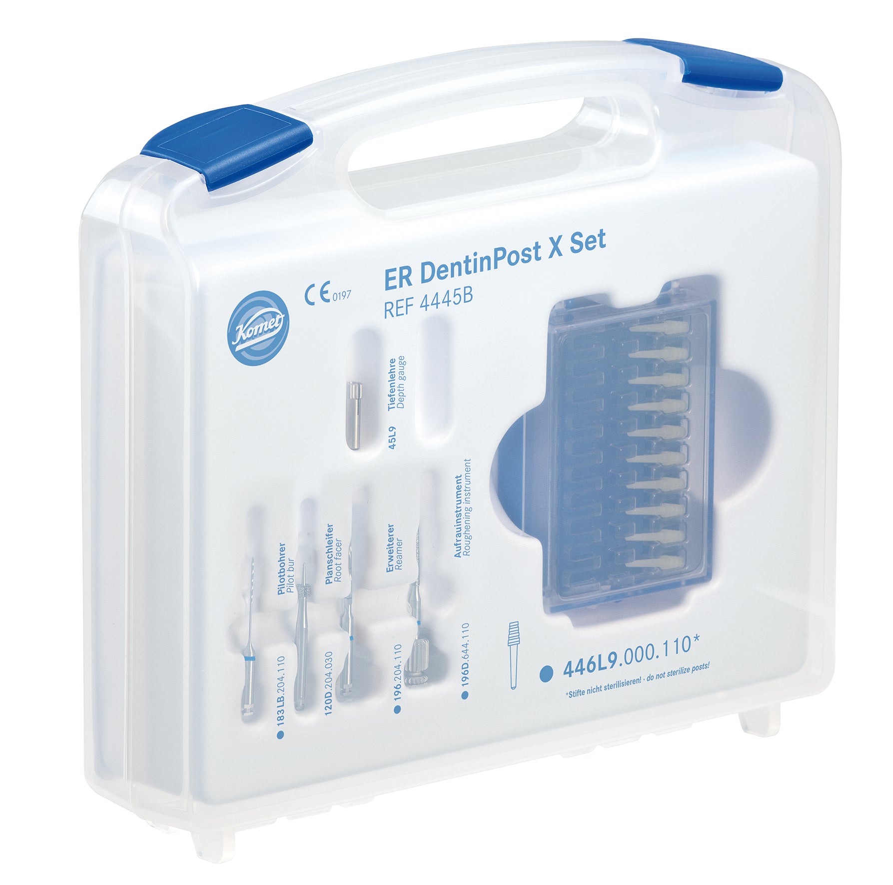 DENTINPOST X KOMET ER 4445B.110 blau kit