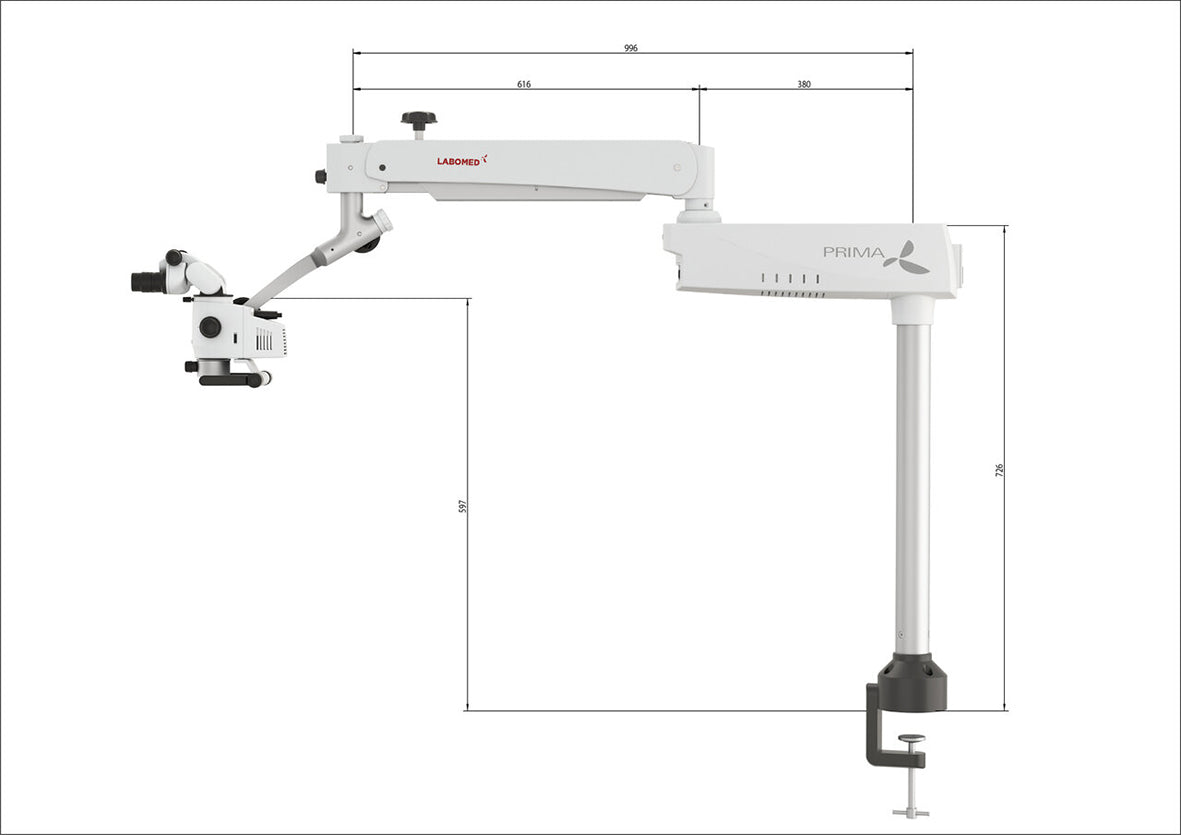 MICROSCOPIO PRIMA MU entrenamiento ergo