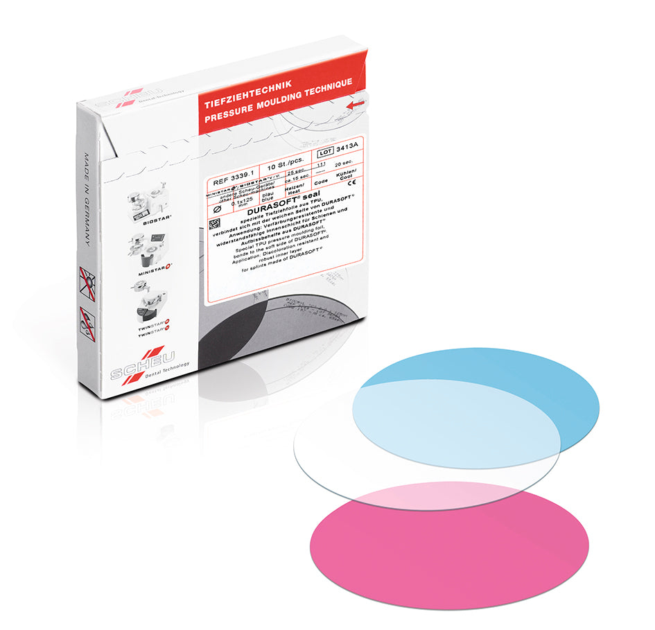 DURASOFT SEAL plancha termomoldeo  transp 0.1 x125 mm 10 ud